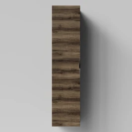 Пенал Марко 35 подвесной, дверь, ручки Хром, Дуб крымский коричневый ПВХ 131005-9005, левый