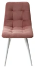 Стул CHILLI-Q розовый #15, велюр / белый каркас М-City
