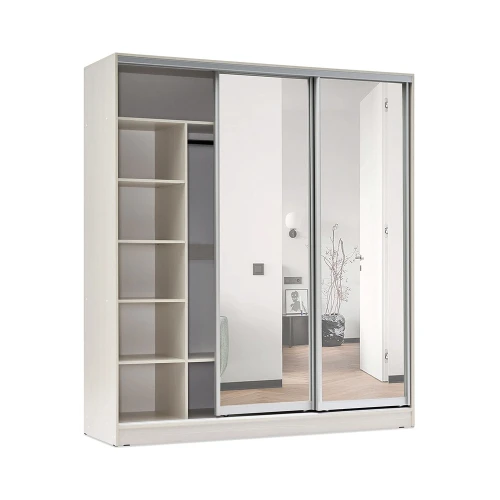 Шкаф-купе Тринити 8 2,0 м, Сандал светлый