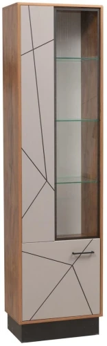 Шкаф-пенал Гамма 54.01 Левый Таксония/Грэй