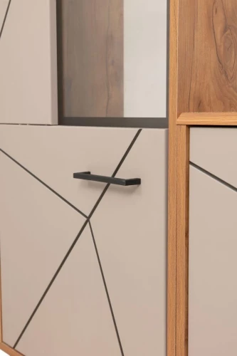 Шкаф-пенал Гамма 54.01 Левый Таксония/Грэй