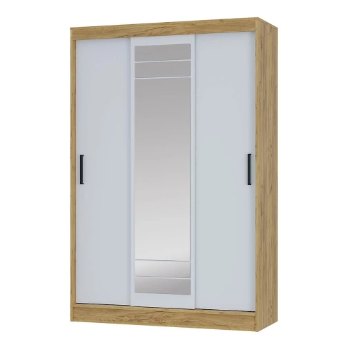 Шкаф-купе Тео ШКК-02, крафт/белый