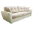 Диван еврокнижка Амстердам 160 ЛЮКС 01 ВЕЛЮР БЕЖЕВЫЙ ЭКОКОЖА БЕЖЕВАЯ.