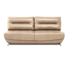 Диван еврокнижка Оливер мини, замша бежевая,145