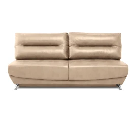 Диван еврокнижка Оливер мини, замша бежевая,145