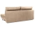 Диван еврокнижка Оливер мини, замша бежевая,145