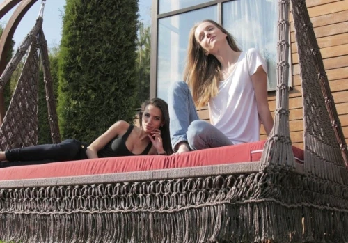 Подвесной гамак качели Марракеш (без каркаса)