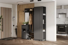 Прихожая Бали, Графит. Комплект 2