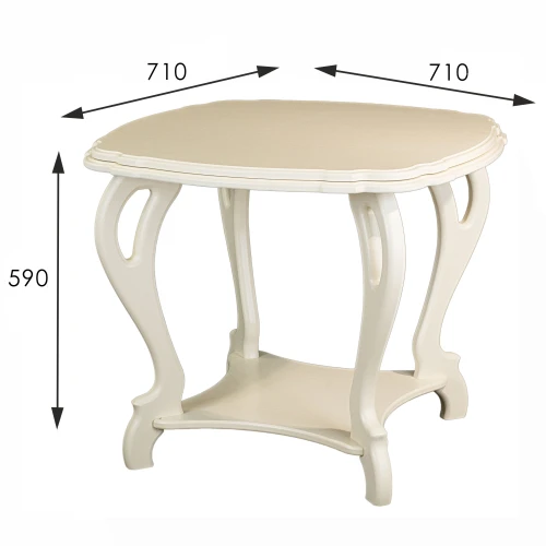 Стол журнальный Кофейный П дуб шампань