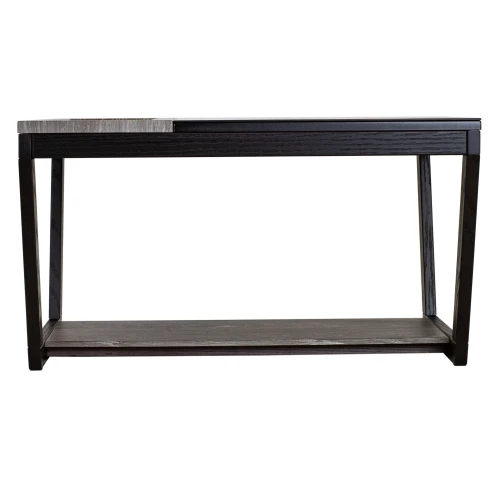 Стол журнальный BeautyStyle 31 дуб шоле графит/венге/стекло черное