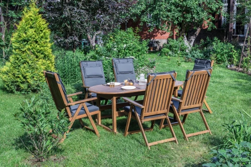 Обеденный комплект KIMBERLY на 6 персон(овальный стол)