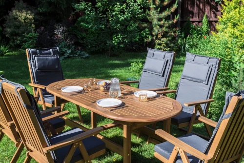 Обеденный комплект KIMBERLY на 6 персон(овальный стол)