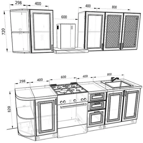 Кухня Ника Комплектация 2