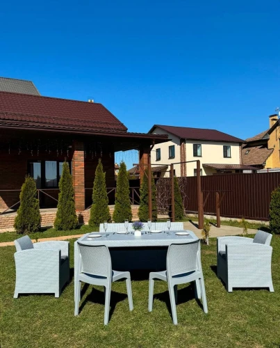 Обеденный комплект LANA LUX DINING M светло-серый