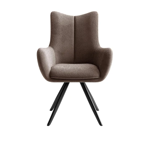 Стул DikLine 351 поворотный BL05 капучино, ножки черные