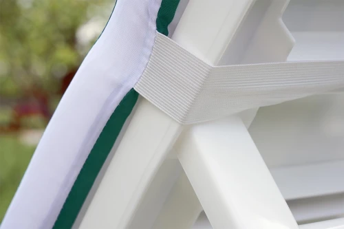 Матрац для шезлонга Tweet бело-зеленый