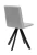 Стул DikLine 230 поворотный B22 GREY, ножки черные