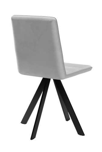 Стул DikLine 230 поворотный B22 GREY, ножки черные