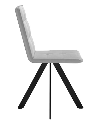 Стул DikLine 230 поворотный B22 GREY, ножки черные