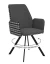 Стул DikLine 293 поворотный SB5/A3 серый, ножки черные