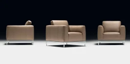 CAPRERA Armchair (P279.010.L30) КРЕСЛО, кожа 3094 сер.беж. цв. CAPRERA Armchair (P279.010.L30) КРЕСЛО, кожа 3094 сер.беж. цв.