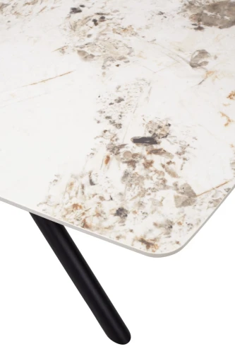 Стол RIVOLI 140 GLOSS LUXURY PANDORA SOLID CERAMIC / BLACK, ®DISAUR