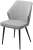 Стул SEATTLE-V СВЕТЛО-СЕРЫЙ BM-4, велюр / черный каркас М-City