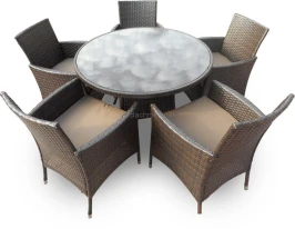 Обеденная группа из искусственного ротанга КАРОЛИНА «CAROLINA» (6 предметов)
