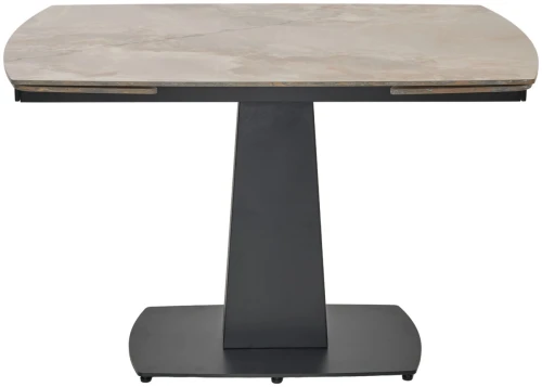 Стол BALDE 140 GLOSS AMBER JADE SOLID CERAMIC / BLACK, ®DISAUR