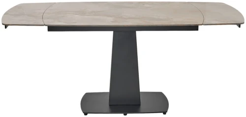 Стол BALDE 140 GLOSS AMBER JADE SOLID CERAMIC / BLACK, ®DISAUR