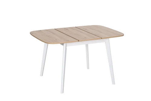 Ст 80.037 Стол обеденный "TANGO", корпус Дуб вотан (8004), Белый 605РЕ (8053)
