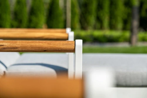 Комплект для отдыха из алюминия MAYA белый  Joygarden