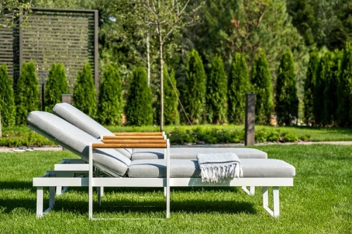 Комплект для отдыха из алюминия MAYA белый  Joygarden