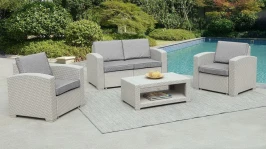 Комплект мебели Rattan Premium 4, СЕРЫЙ, NEW