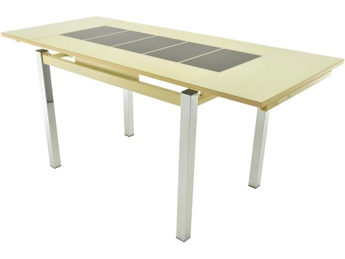 Стол «Шанхай» каре, бежево-коричневый