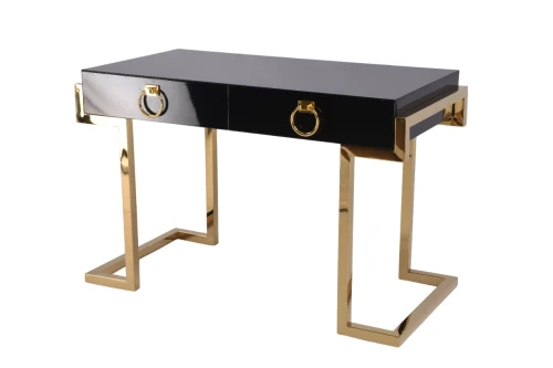 Стол-консоль Атлас МС9002-120В, 120х60х78 см, черный глянцевый