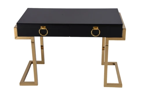 Стол-консоль Атлас МС9002-120В, 120х60х78 см, черный глянцевый