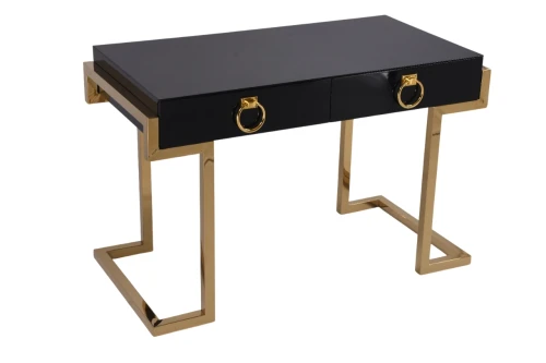Стол-консоль Атлас МС9002-120В, 120х60х78 см, черный глянцевый