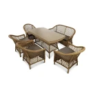 Комплект из искусственного ротанга NOVA 2 Американский орех