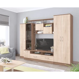 Стенка в гостиную Оскар-5, ясень шимо