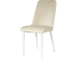 Стул «Дейзи», Монолит беж, каркас белый