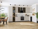 Кухонный гарнитур Флэт-05 Cashmere In 2S-Graphite Кухонный гарнитур Флэт-05 Cashmere In 2S-Graphite