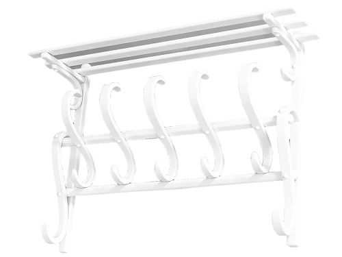 Вешалка настенная В 7Н белый