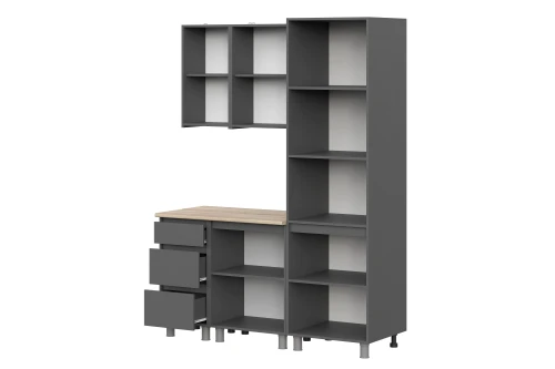 Кухня Денвер (без столешницы). Композиция 8