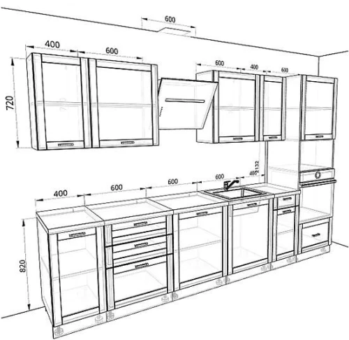 Кухня Вирджиния Комплектация 4