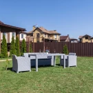 Обеденный комплект LANA LUX DINING S светло-серый