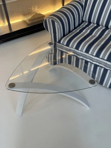 Стол журнальный Гурон 3 ясень белый