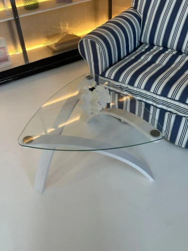 Стол журнальный Гурон 3 ясень белый