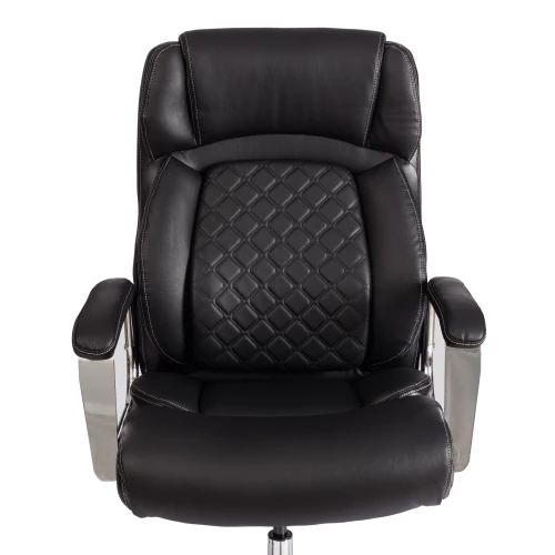 Кресло Atlant рецикл. кожа/иск. кожа, черный