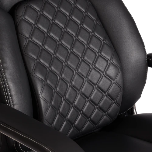 Кресло Atlant рецикл. кожа/иск. кожа, черный